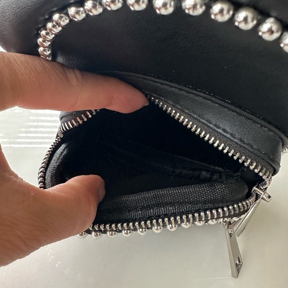 Nasty gal Black Ball Chain Mini Rucksack - Picture 7 of 8